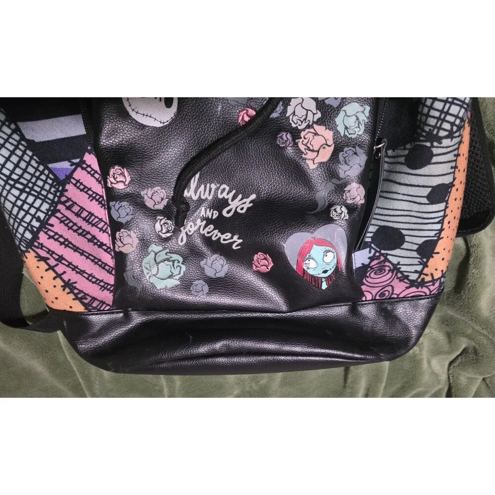 Disney Bioworld Nightmare Before Christmas Jack Sally Slouch Backpack
